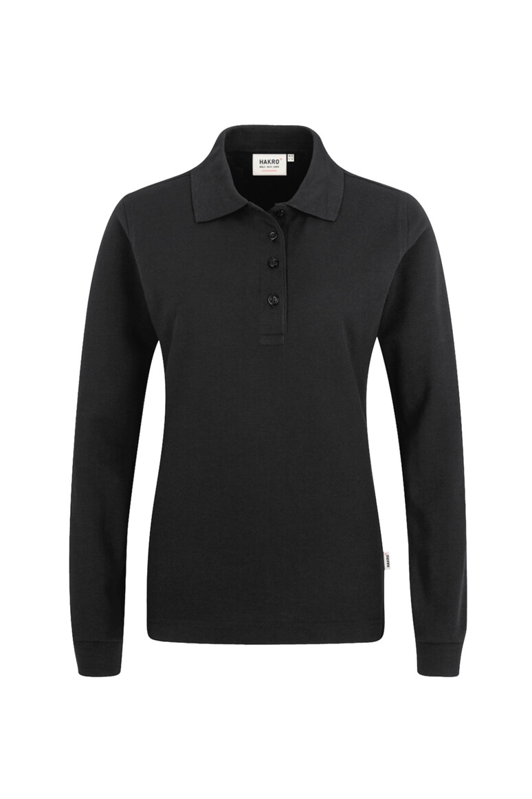 Modell 6215 HAKRO Damen Longsleeve-Poloshirt Mikralinar®