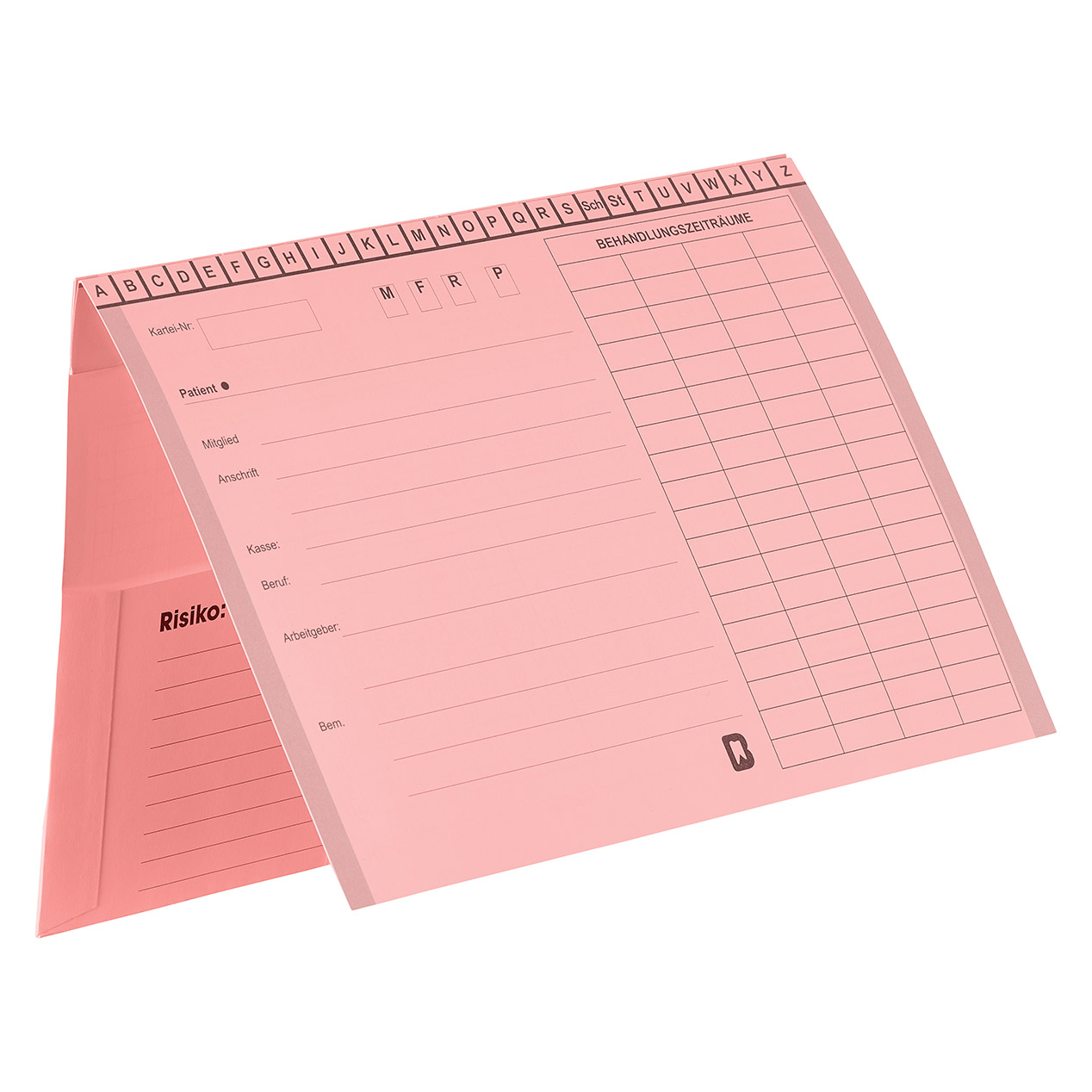 Kartei A5/SL ohne Heftzunge, Karteikarte, Karteimappe