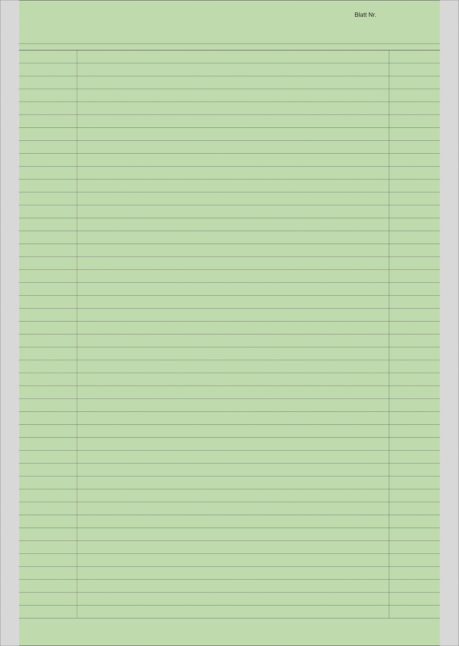 Einlegeblatt U1 1000 Stück