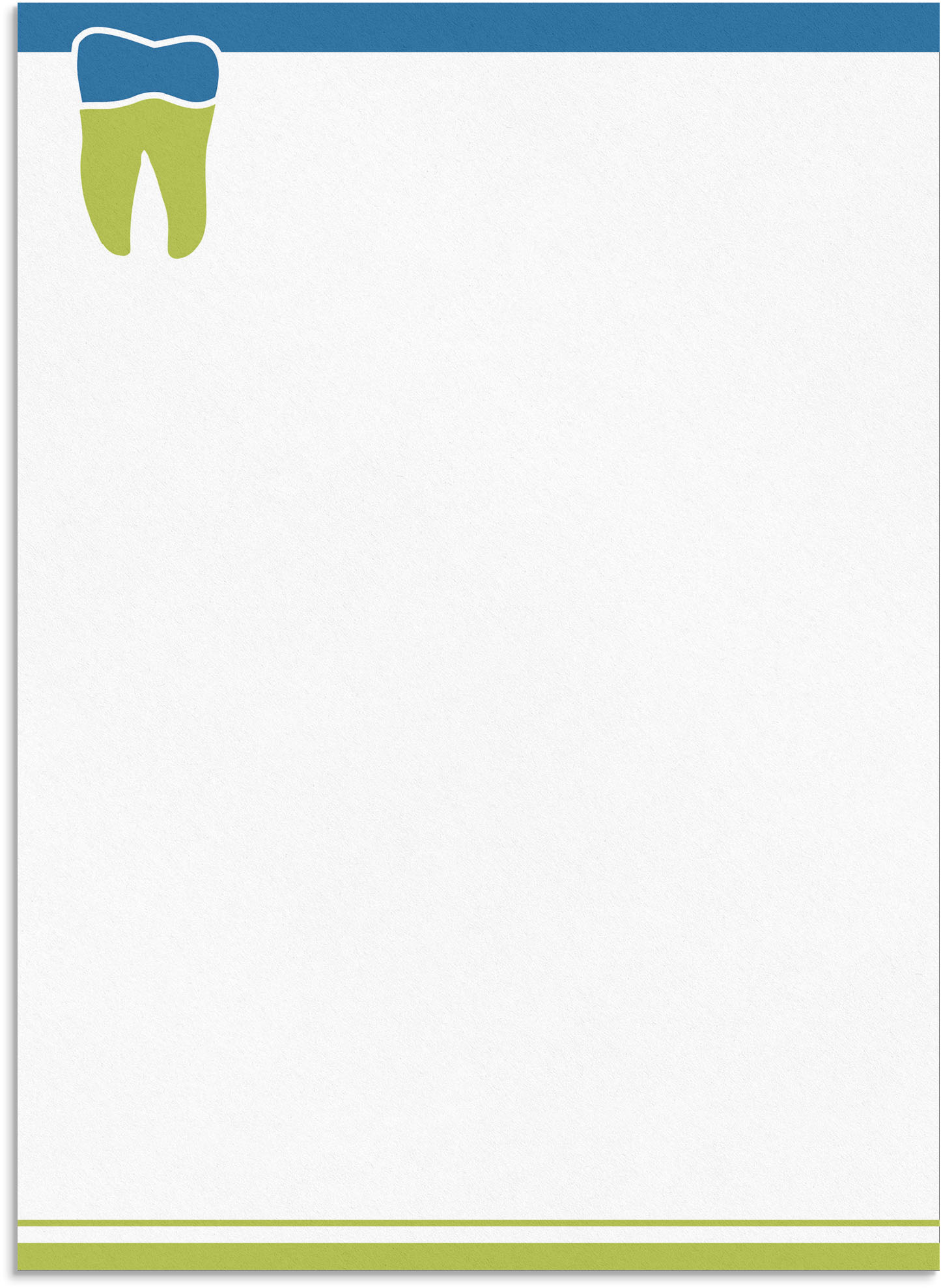 Geschäftsbriefbogen mit Praxiseindruck