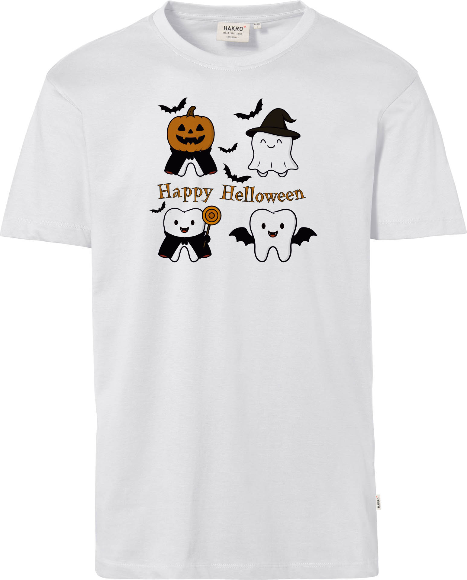 Printshirt "Happy Halloween"