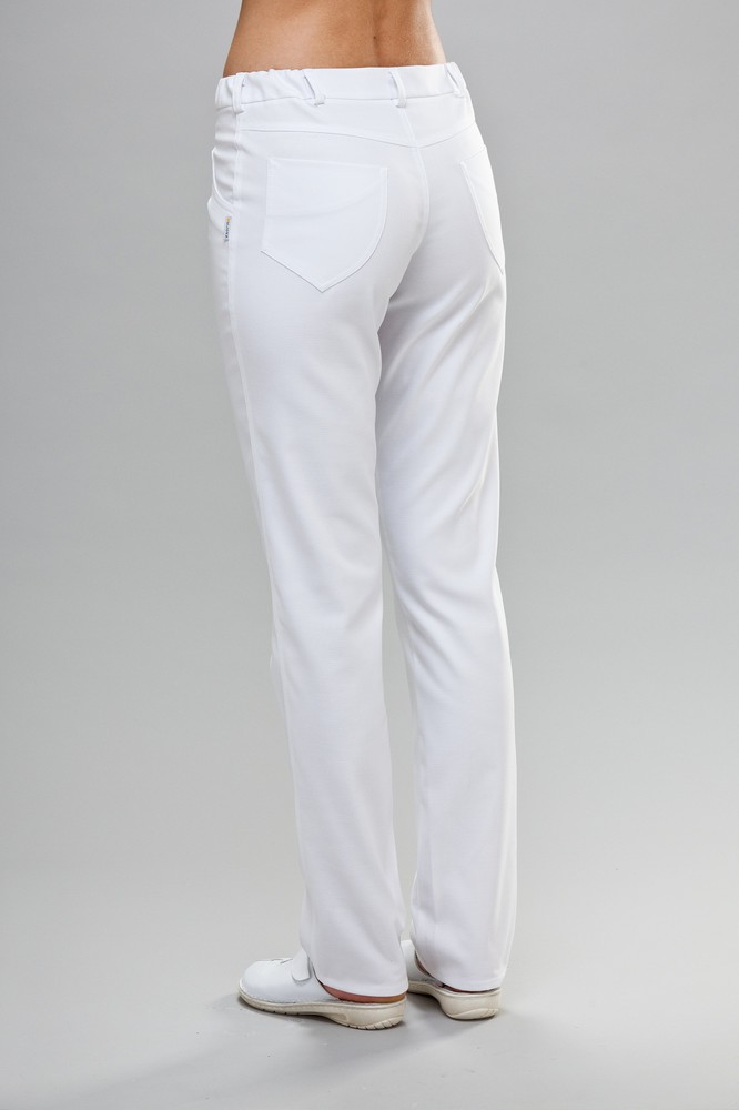 Modell 7050 Damen Röhrenhose weiß