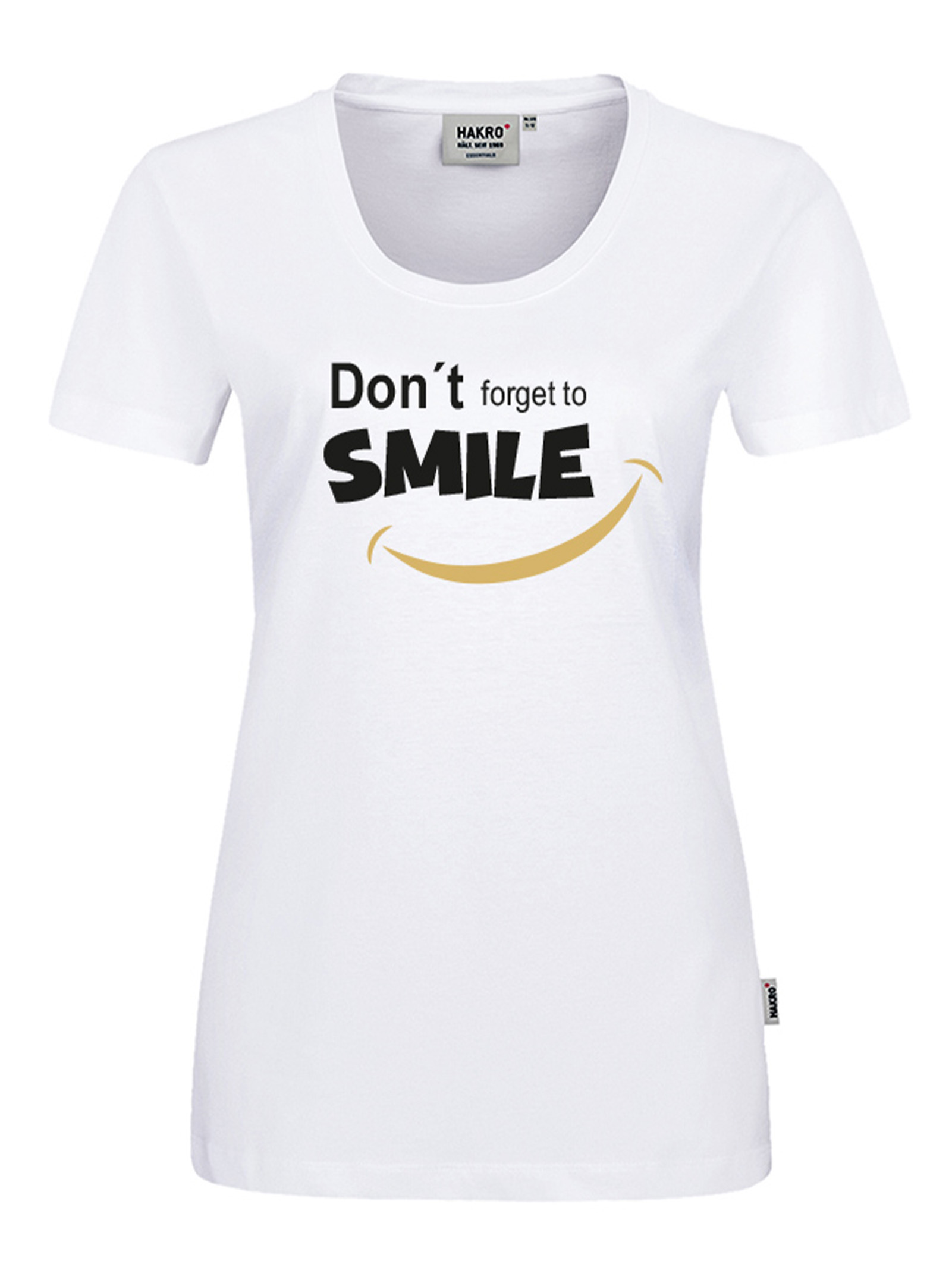 Printshirt Don´t forget to smile