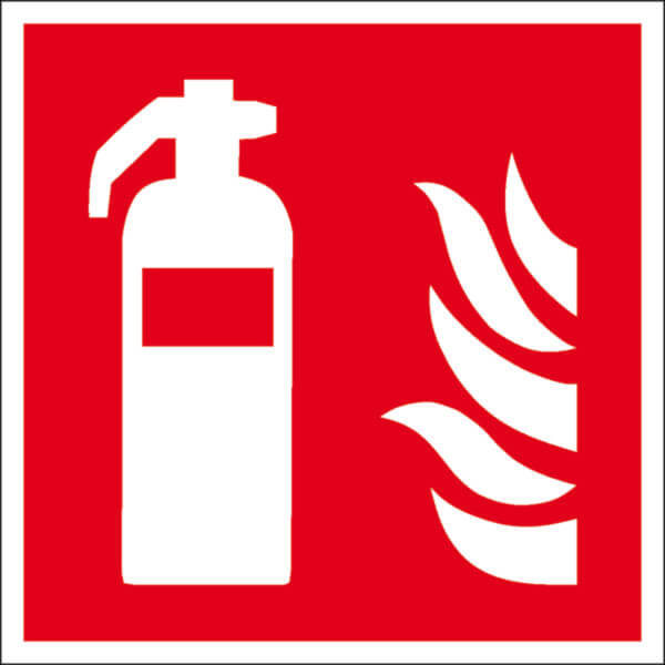 Etikett Brandschutz Feuerlöscher