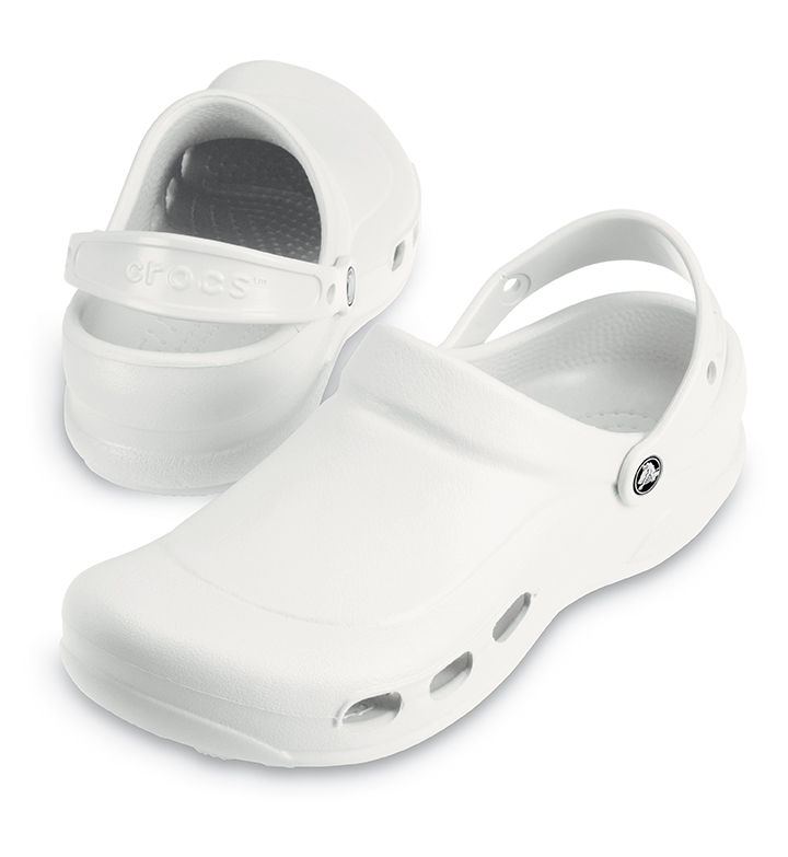 CROCS SPECIALIST II WORK CLOG MEDICAL VENT, weiß