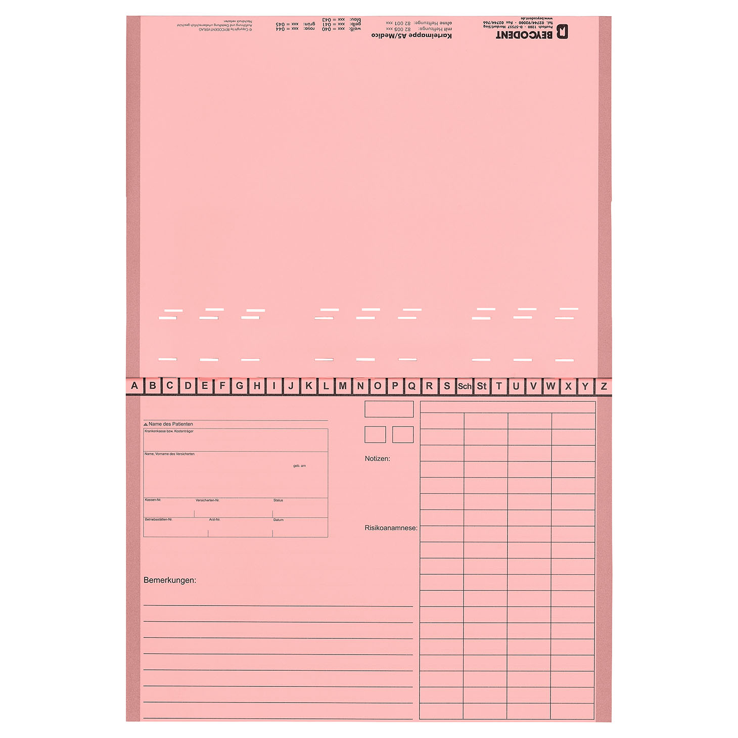 Karteimappe A5 / Medico -neutral-