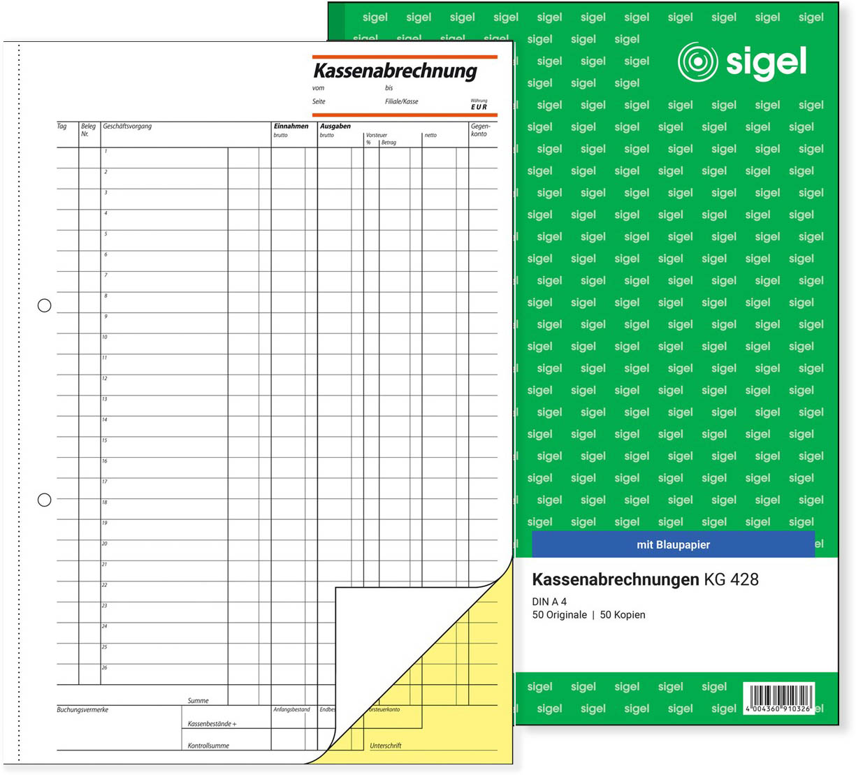 Kassenbuch für die Praxis
