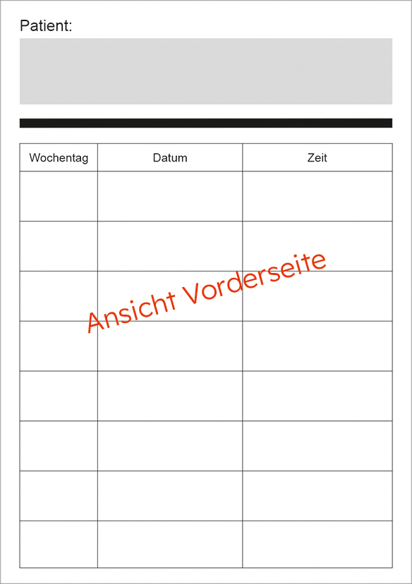 Terminkärtchen DIN A7