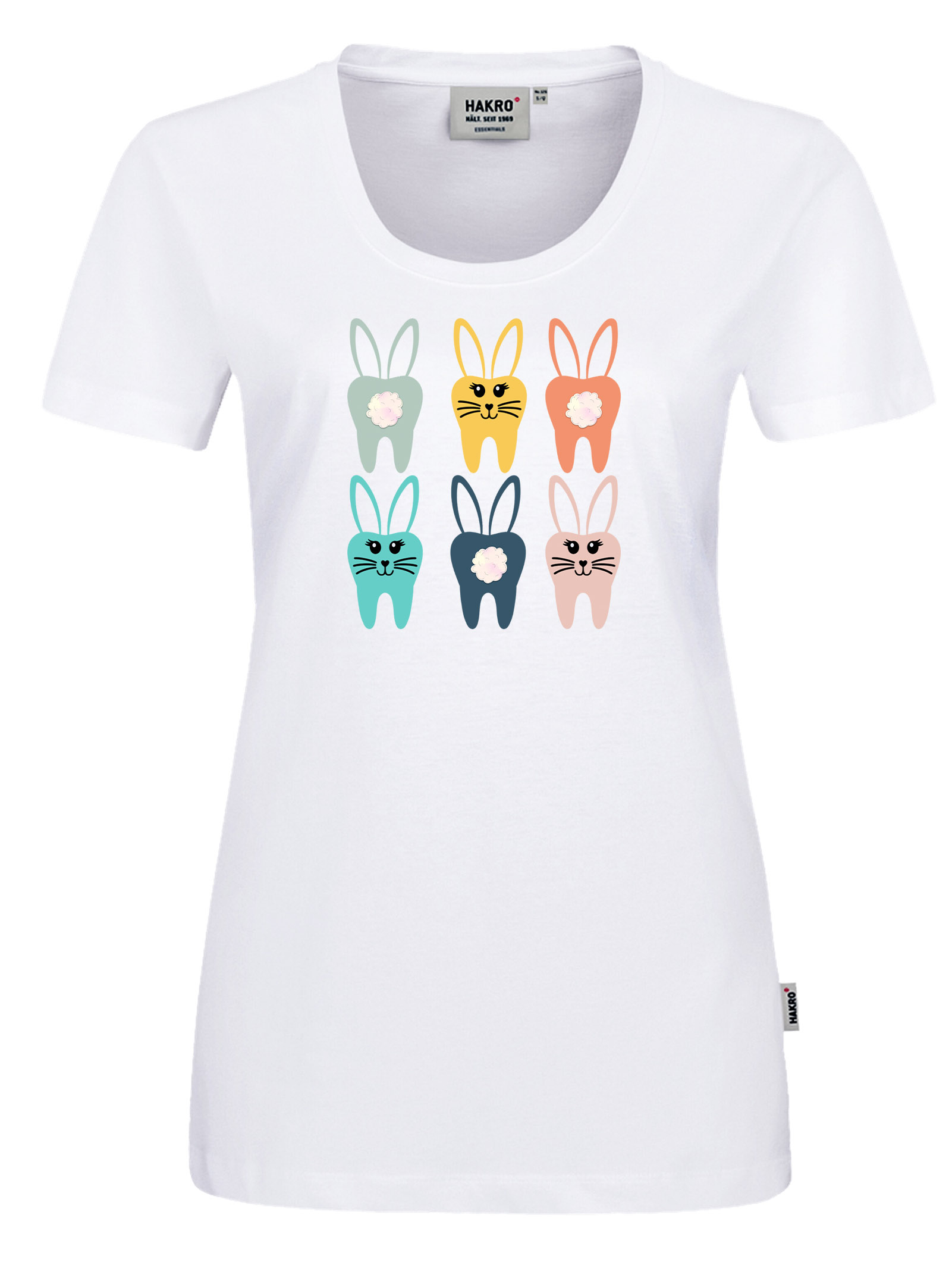 Printshirt Hasenzahnbande