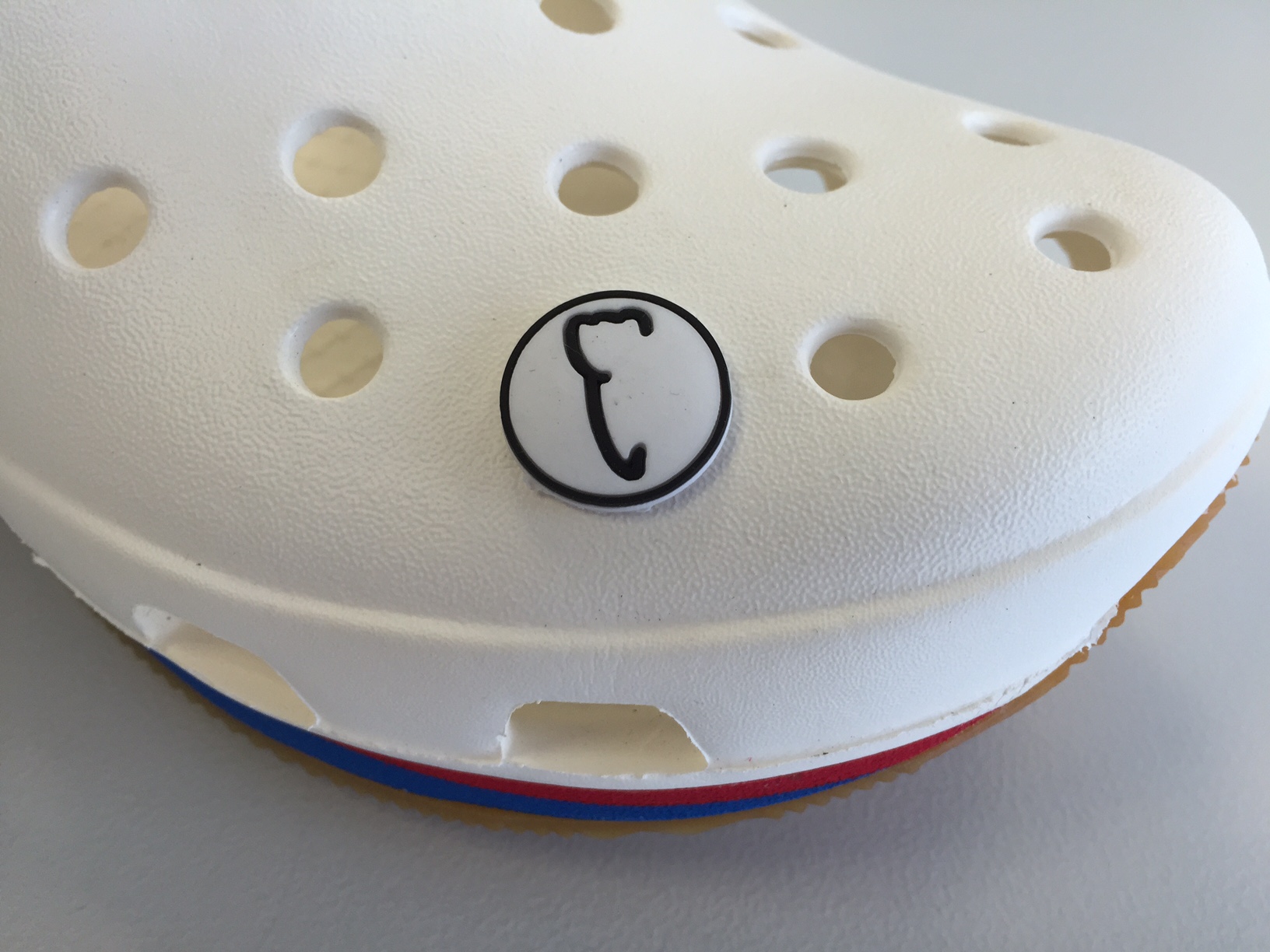 Schuhanstecker, Motiv Zahn Kontur