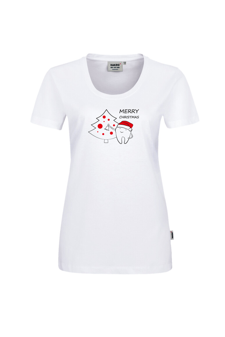 Damen Weihnachts-Print-Shirt Motiv 1