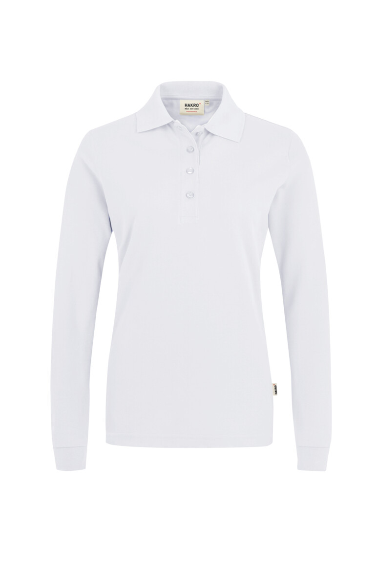 Modell 6215 HAKRO Damen Longsleeve-Poloshirt Mikralinar®
