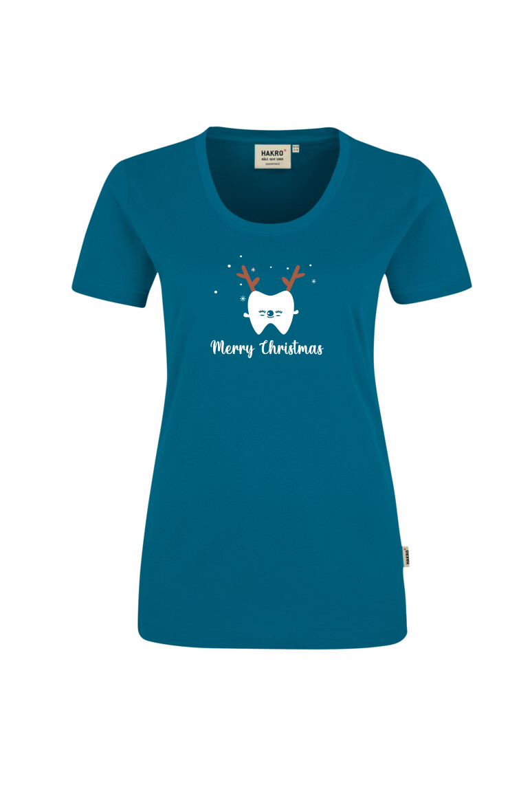 Damen Weihnachts-Print-Shirt Motiv 2
