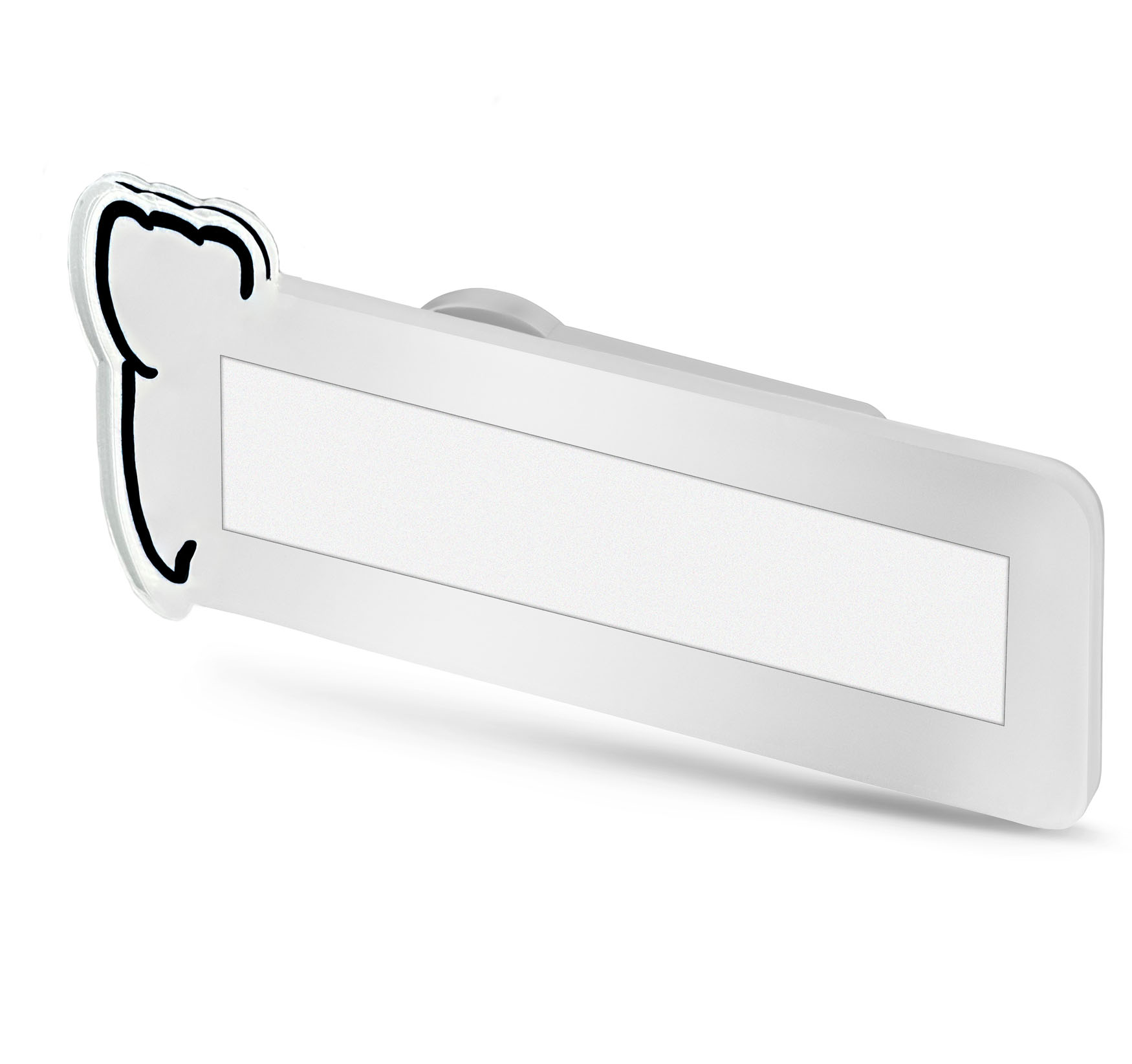 CONTUR-LINE Namensschilder Zahnform