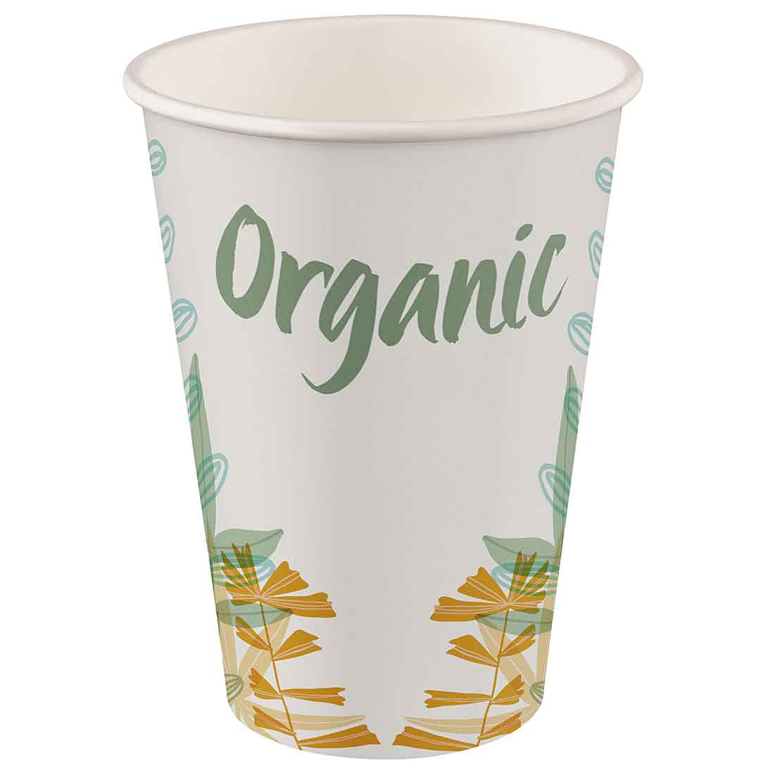 Bio-Hartpapierbecher, flower, PLA