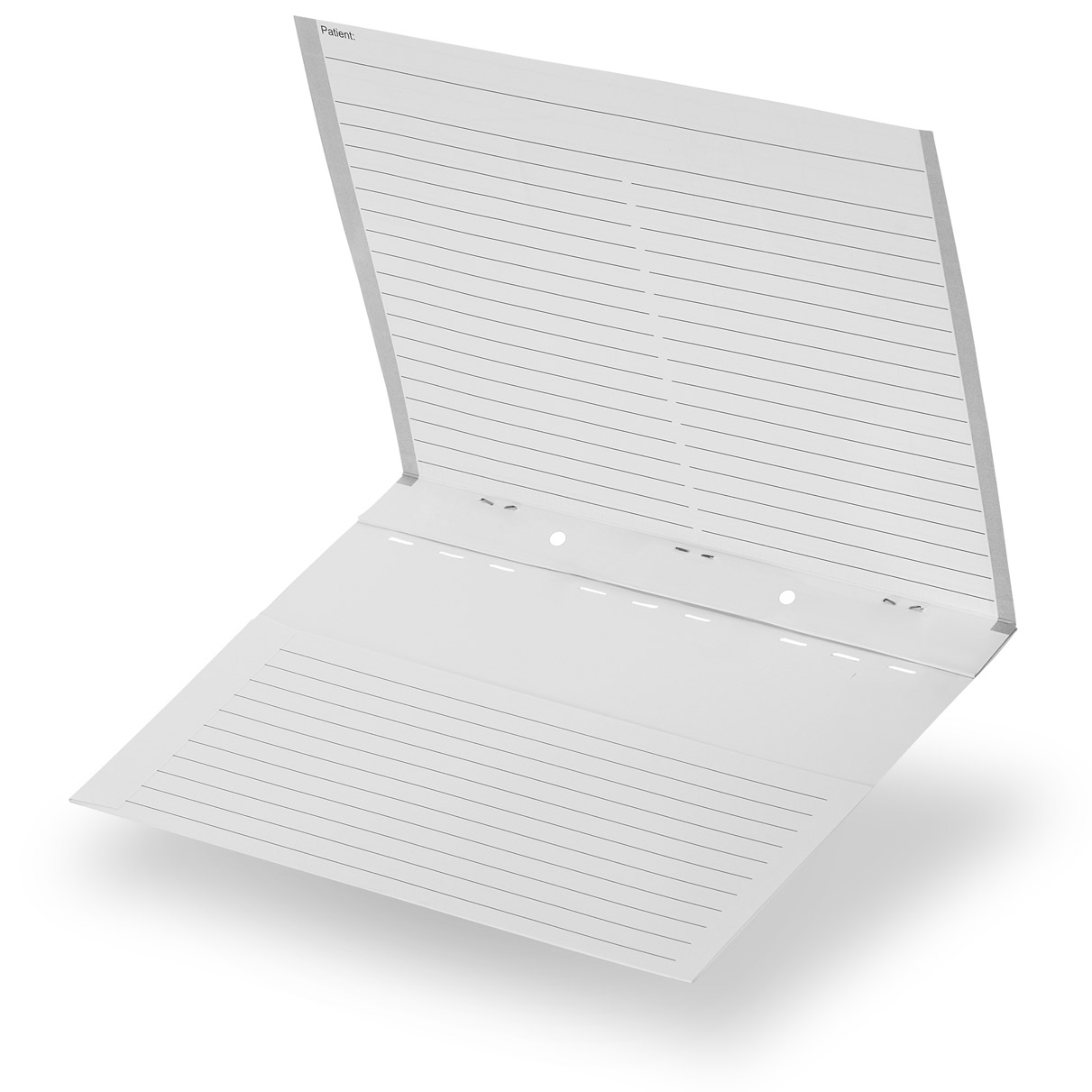 Karteimappe A5 / Medico -neutral- ohne Heftzunge, weiß