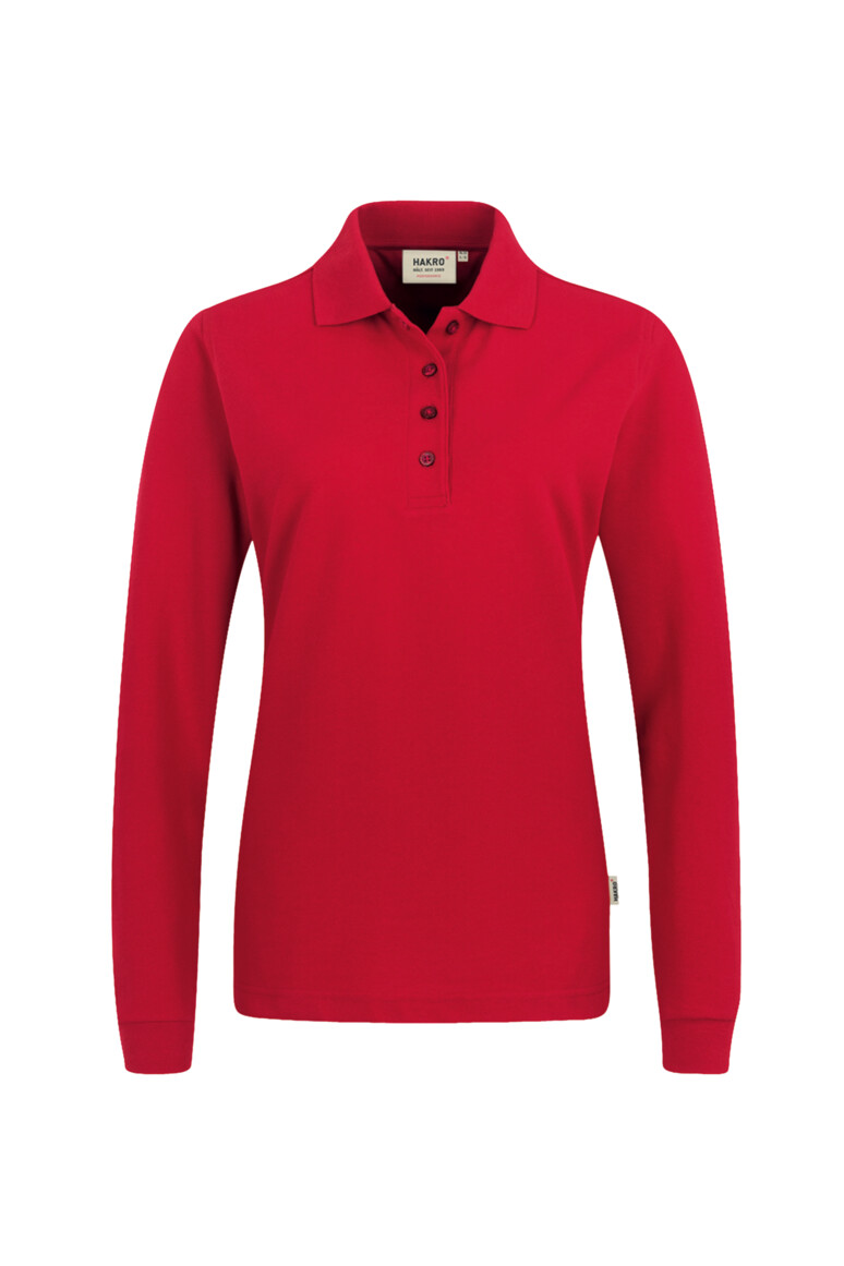 Modell 6215 HAKRO Damen Longsleeve-Poloshirt Mikralinar®