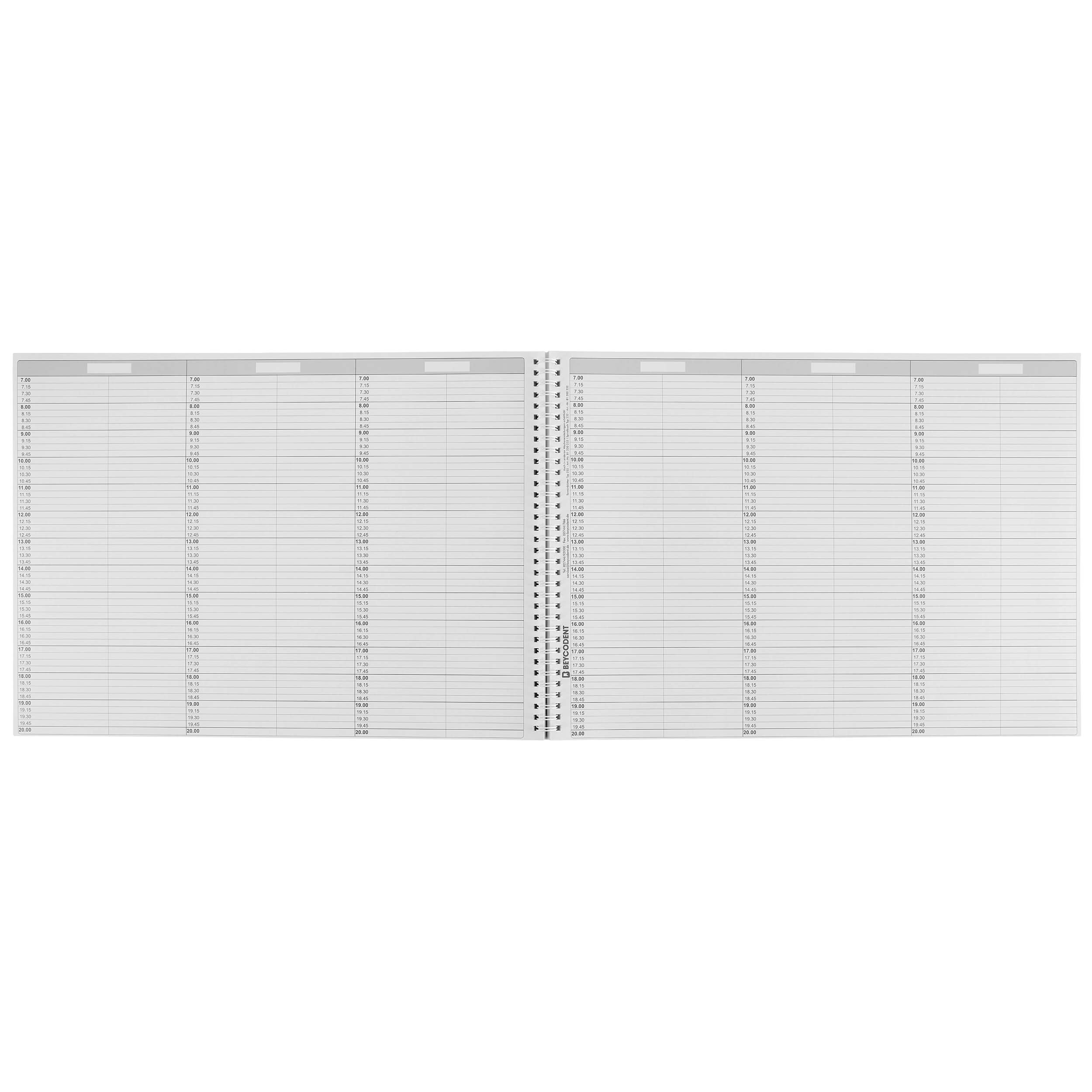Terminplaner Spiralbindung, A3-Format