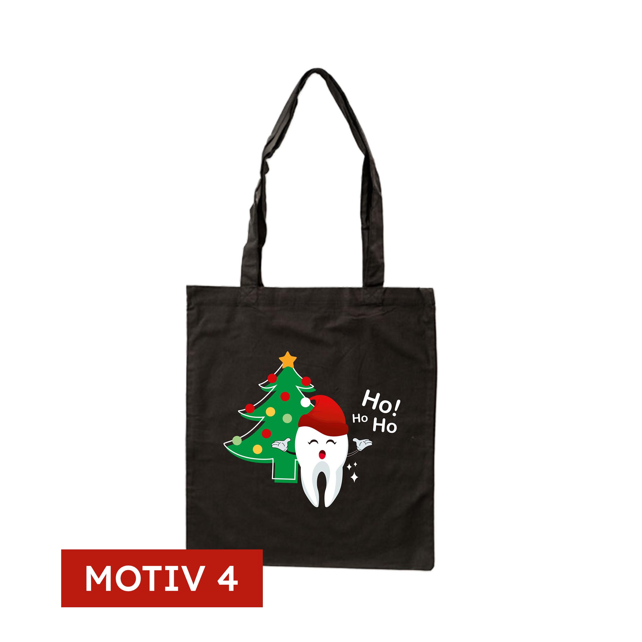 Baumwolltasche mit Weihnachts-Motiv 