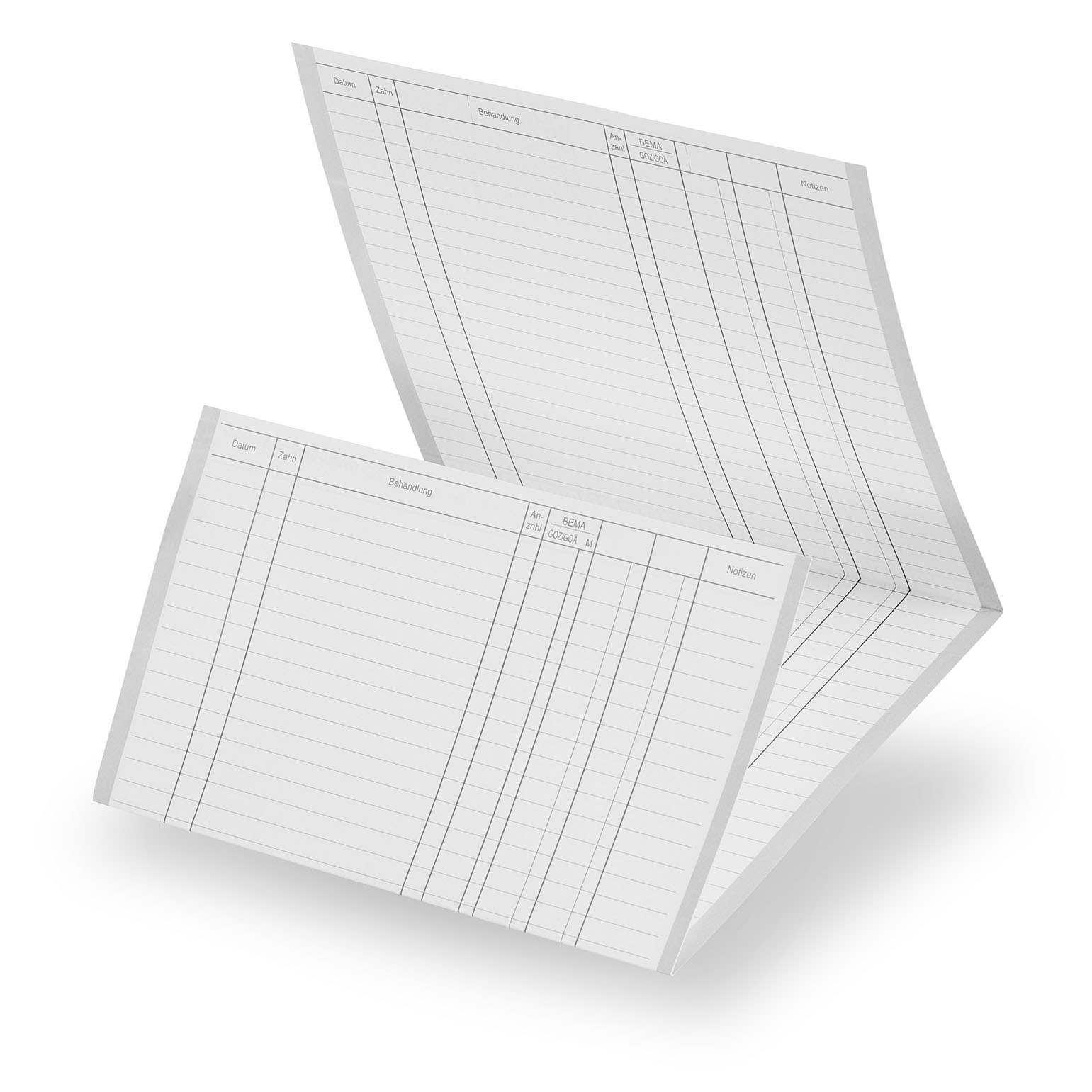 Kartei-Faltmappe A5  / Dental, Zahnarztkartei