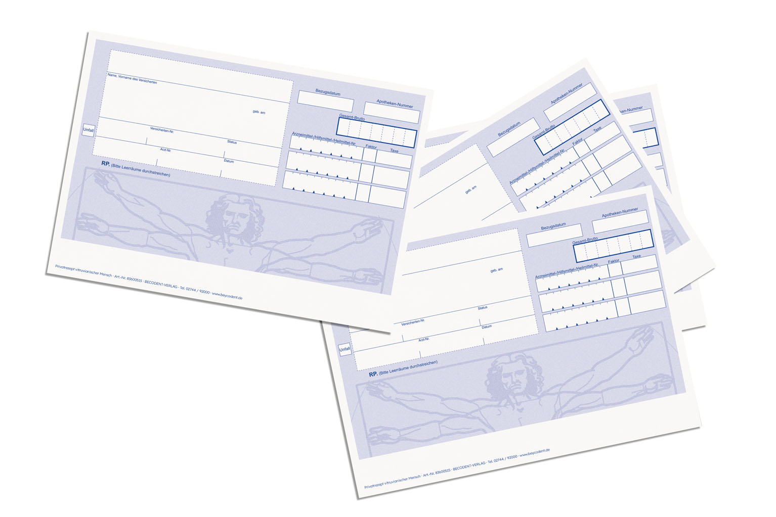 Privatrezept vitruvianischer Mensch