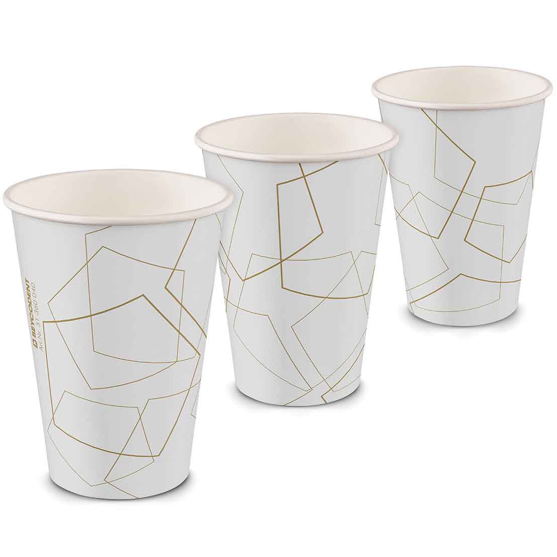 Mundspülbecher gold Hartpapier, recyclebar