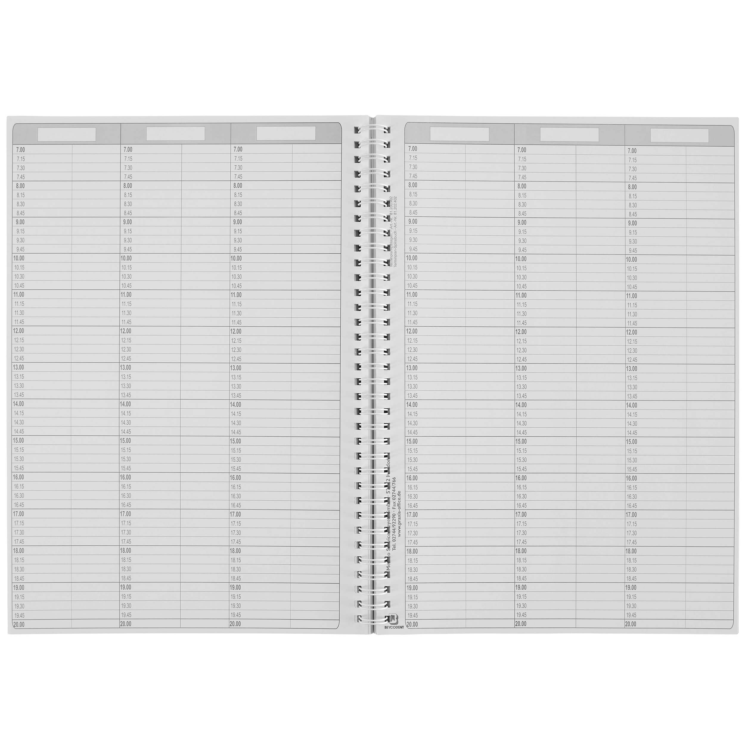 Terminplaner Spiralbindung, A4-Format