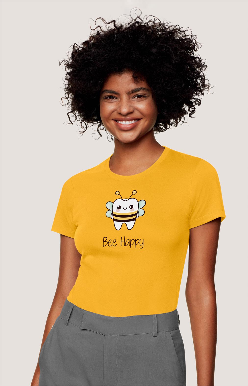 Printshirt Bee Happy