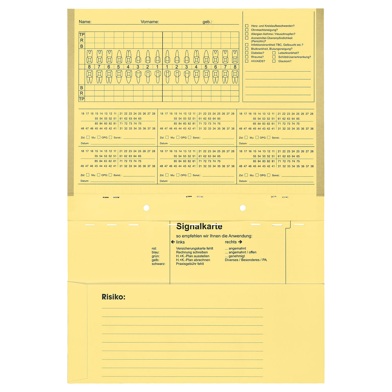Kartei A5/SL ohne Heftzunge, Karteikarte, Karteimappe