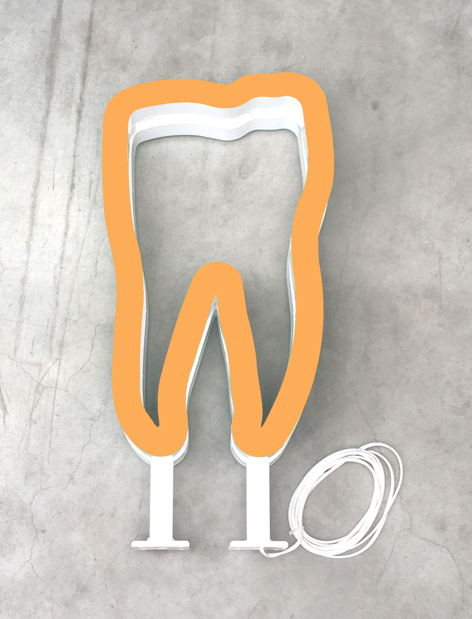 LED-Leuchtzahn Outdoor Standfuß