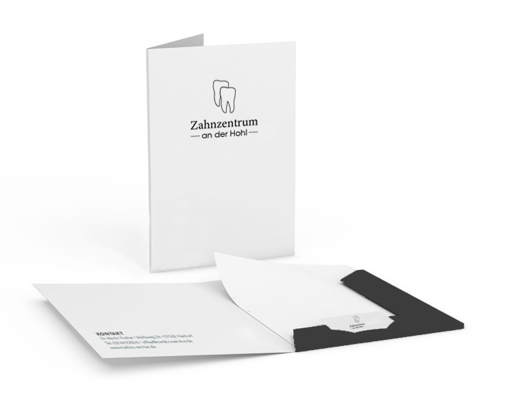 Patientenmappen im Praxisdesign