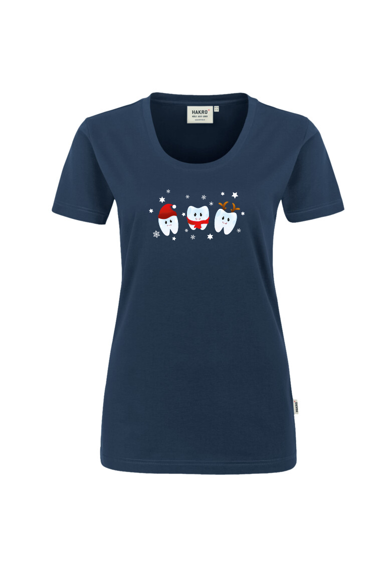 Damen  Weihnachts-Print-Shirt Motiv 3