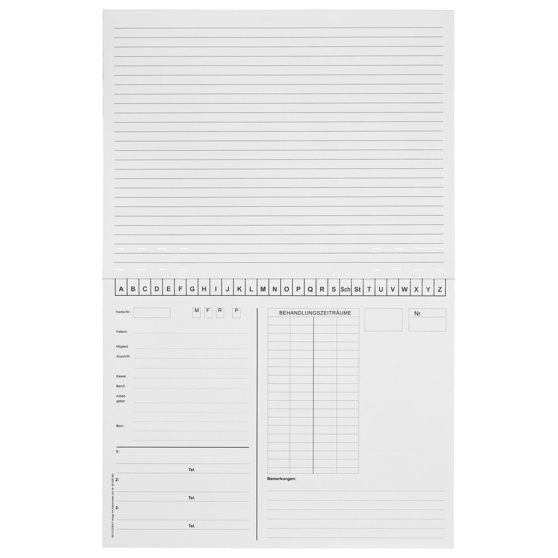 Alpha Karteimappe A4 - 30 cm breit (!)