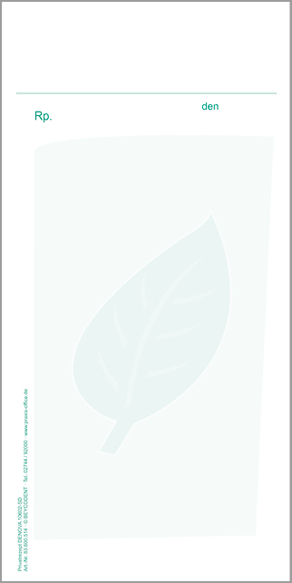 Privatrezepte DENOVA DIN lang neutral 100 Blatt