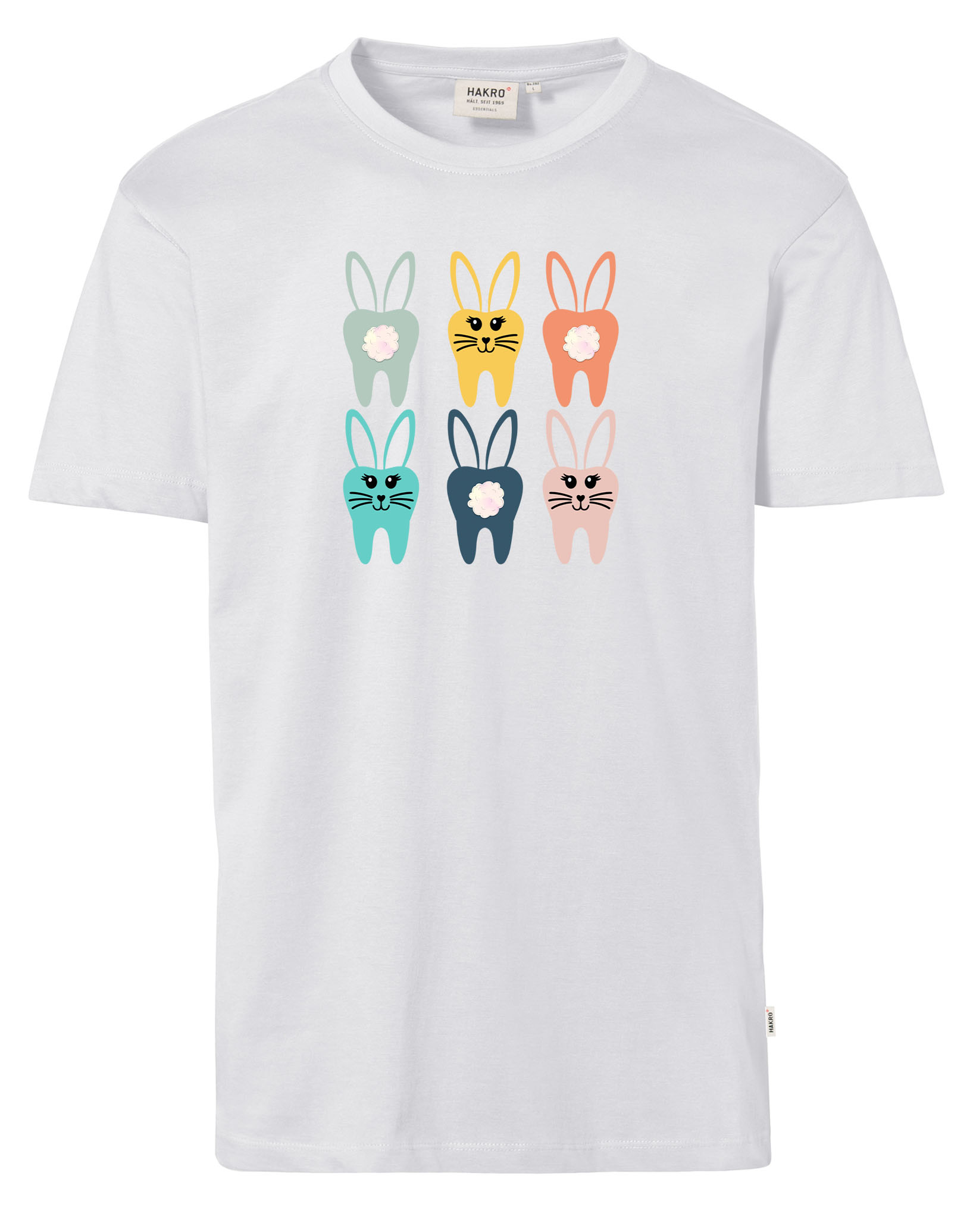 Printshirt Hasenzahnbande