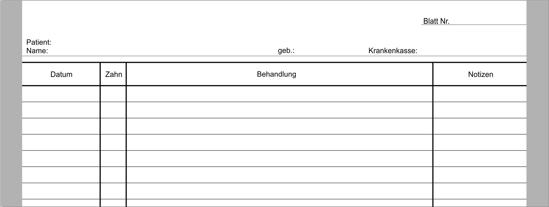 Einlegeblatt E 1000 Stück