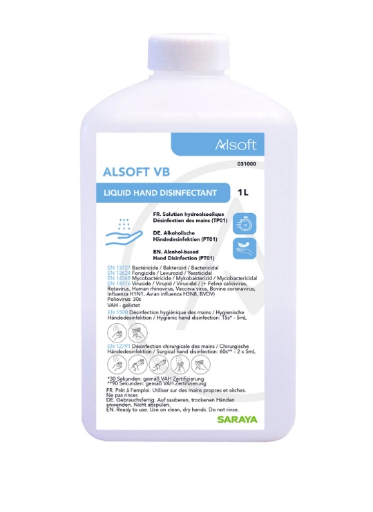 Hände-Desinfektion Alsoft VB, 1l